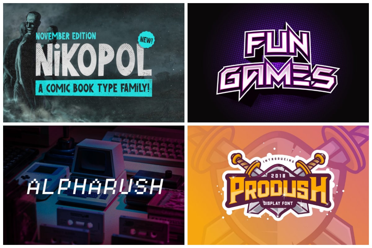 32 Incredible Gaming Fonts Every Video Game Lover Will Appreciate Hipfonts