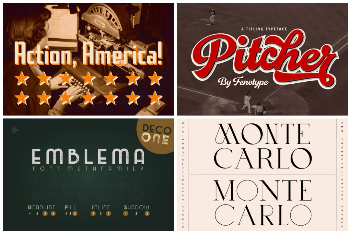 27 Creative 1940S Fonts From The Greatest Generation | Hipfonts