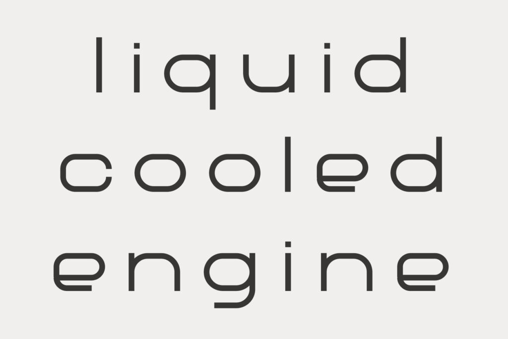 liquid cooled Engine