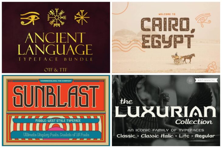 Egyptian Fonts cover min