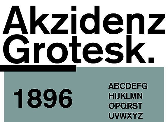 Akzidenz Grotesk Font