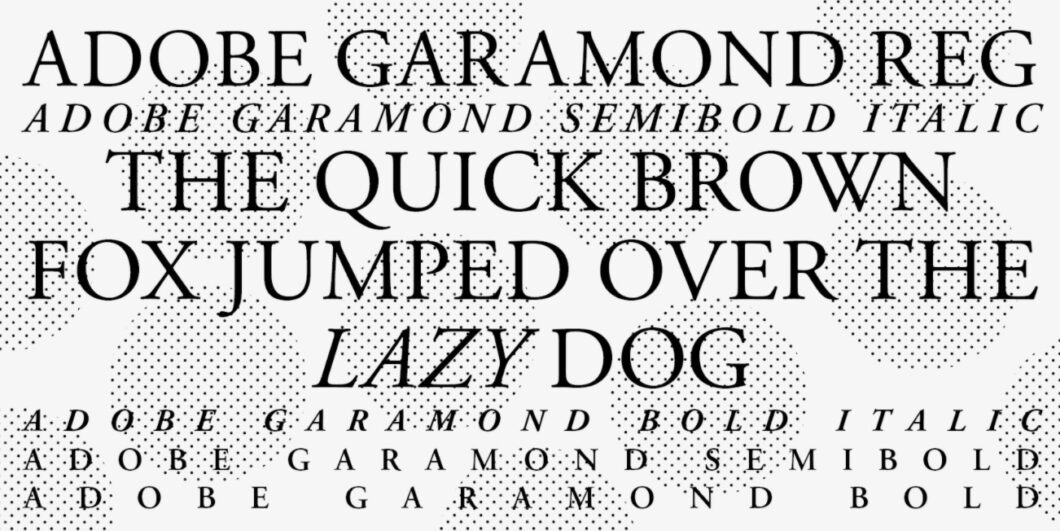 garamond typeface history
