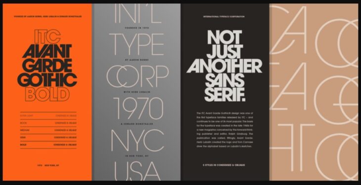Itc Avant Garde Gothic Pro [Opentype] – ICWT