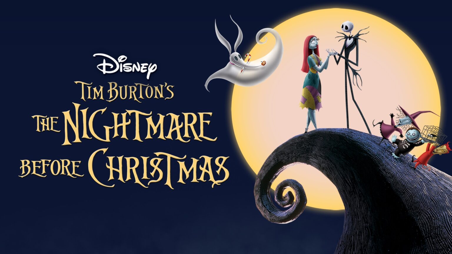 FREE Nightmare Before Christmas Font That Kids And Adults Will Love   Nightmare Before Christmas Poster 1536x864 