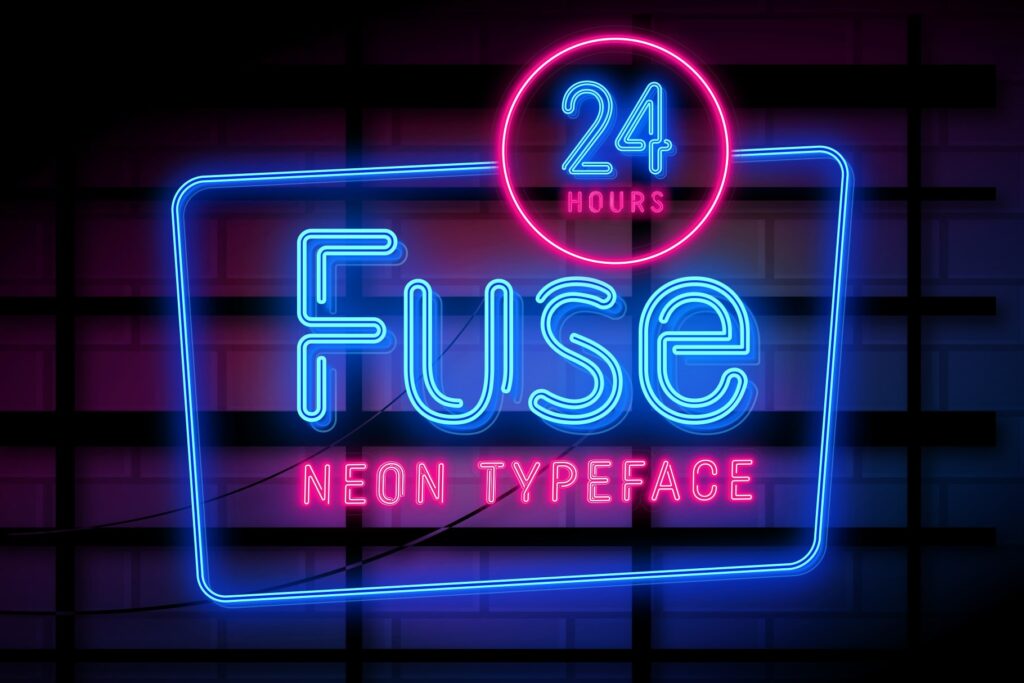 35 Timeless Neon Fonts To Electrify Your Designs Hipfonts