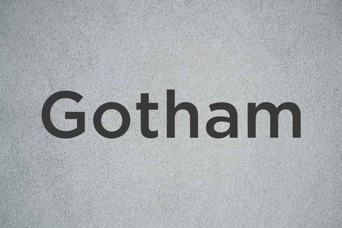 FREE Gotham To Use Your Creative and Corporate Projects | HipFonts