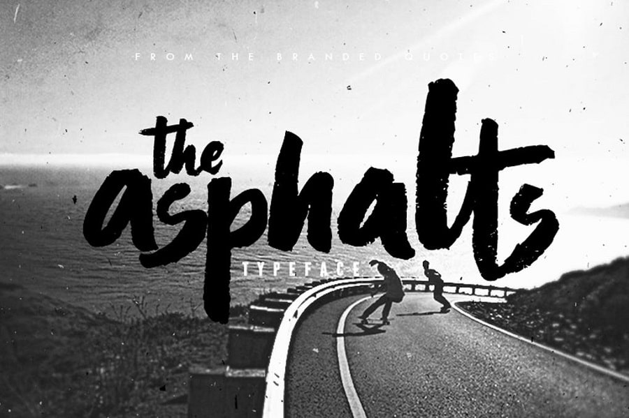 Asphalts Typeface min