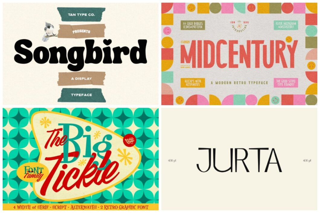 25 Remarkable Mid Century Modern Fonts That Perfectly Captured The ...