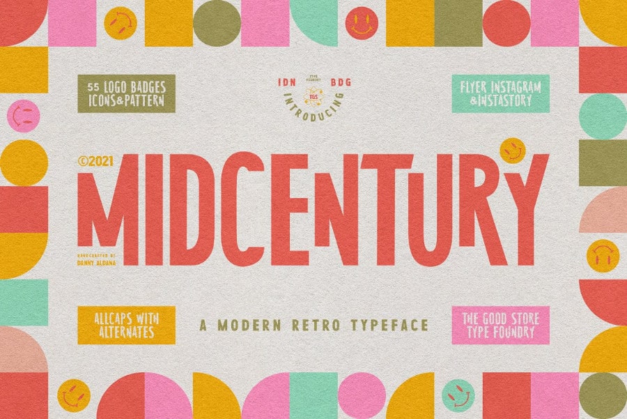 31 Remarkable Mid Century Modern Fonts That Perfectly Captured The ...