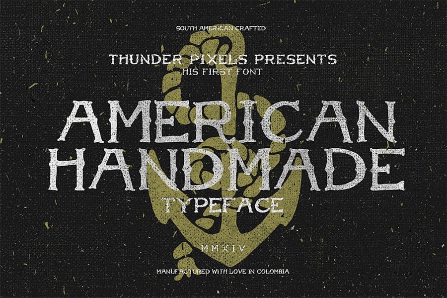 American Handmade Typeface min