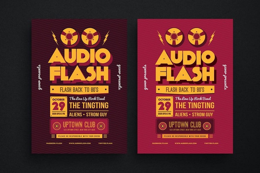 Audio Flash Music Flyer 1