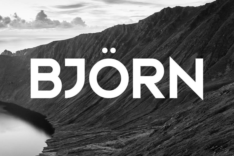 Bjorn Typeface min