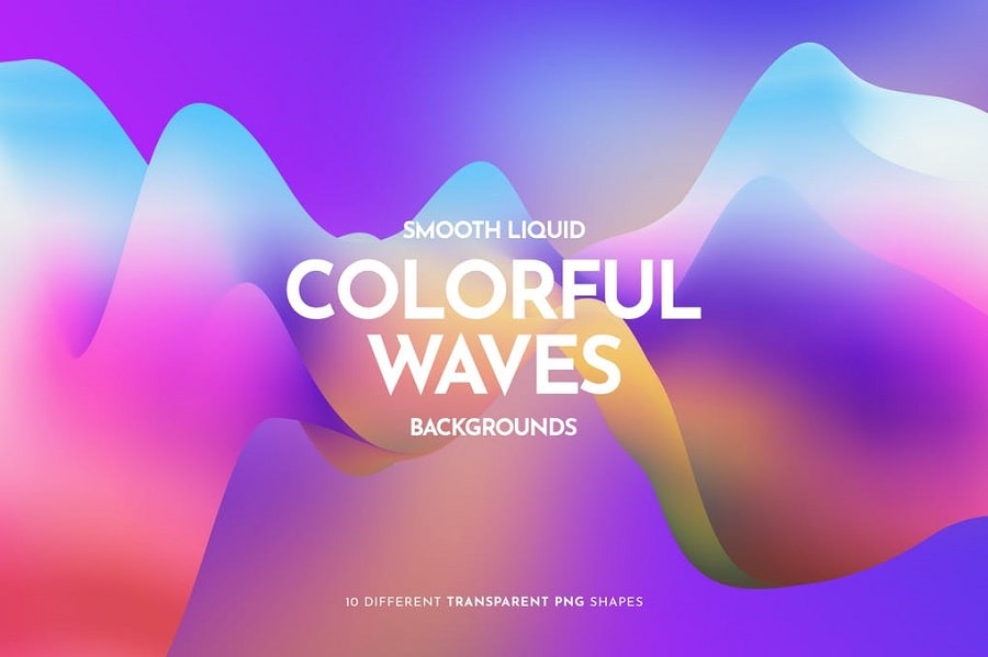 Colorful Liquid Waves min