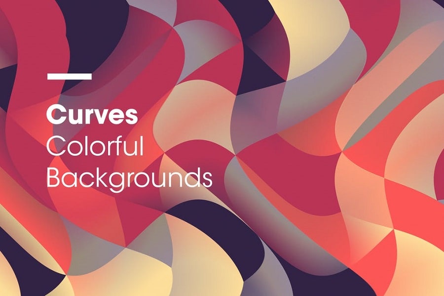 Curves Colorful Backgrounds min