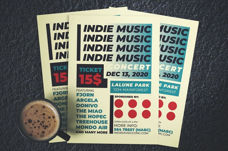 Indie Music Concert Flyer