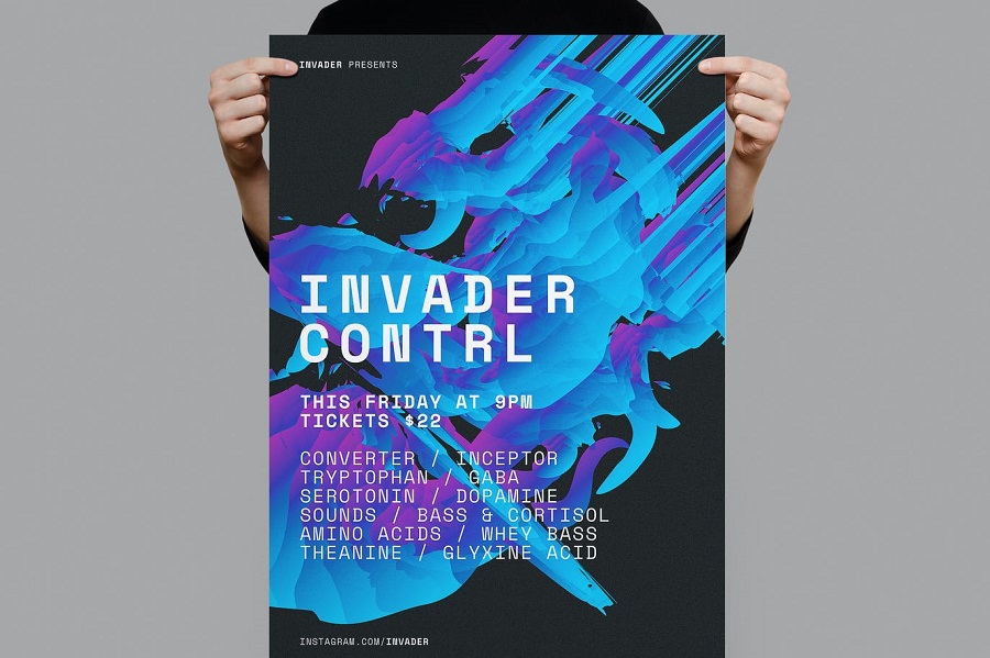 Invader Control Poster 1