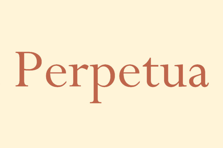 Perpetua Typeface