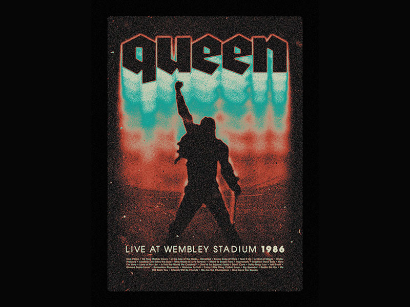 Queen Poster by Mark Van Leeuwen