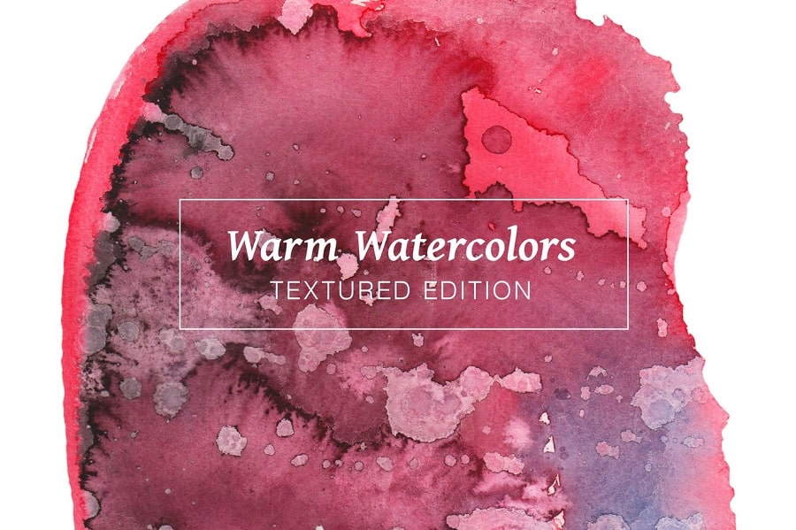 Warm Textured Watercolors min