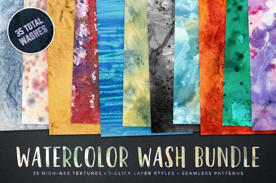 Watercolor Wash Bundle Vol 1 min
