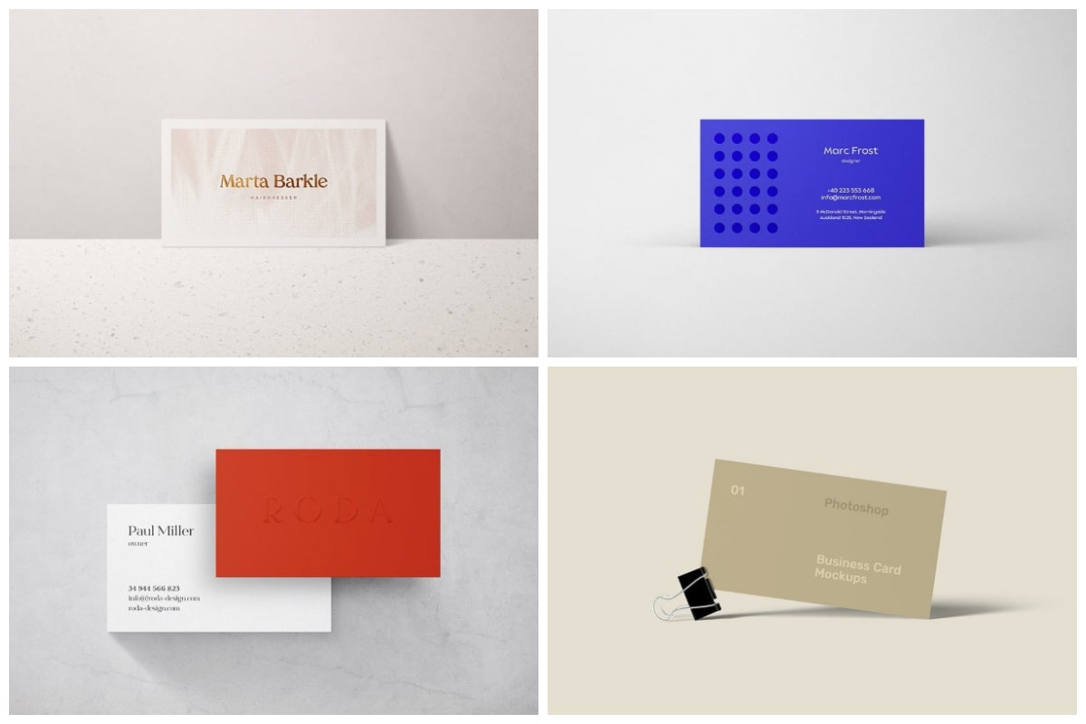 Business Card Mockup cover min