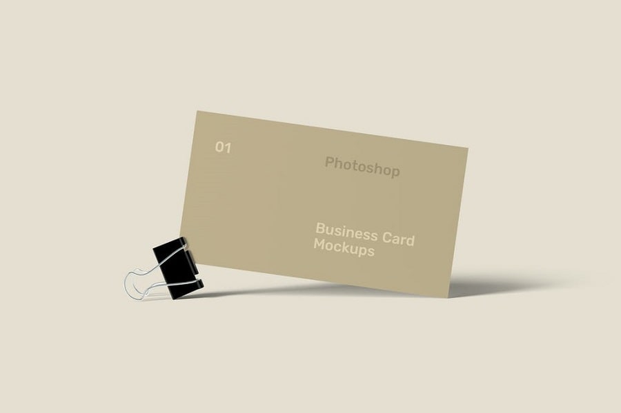 Business Card Mockups simple min