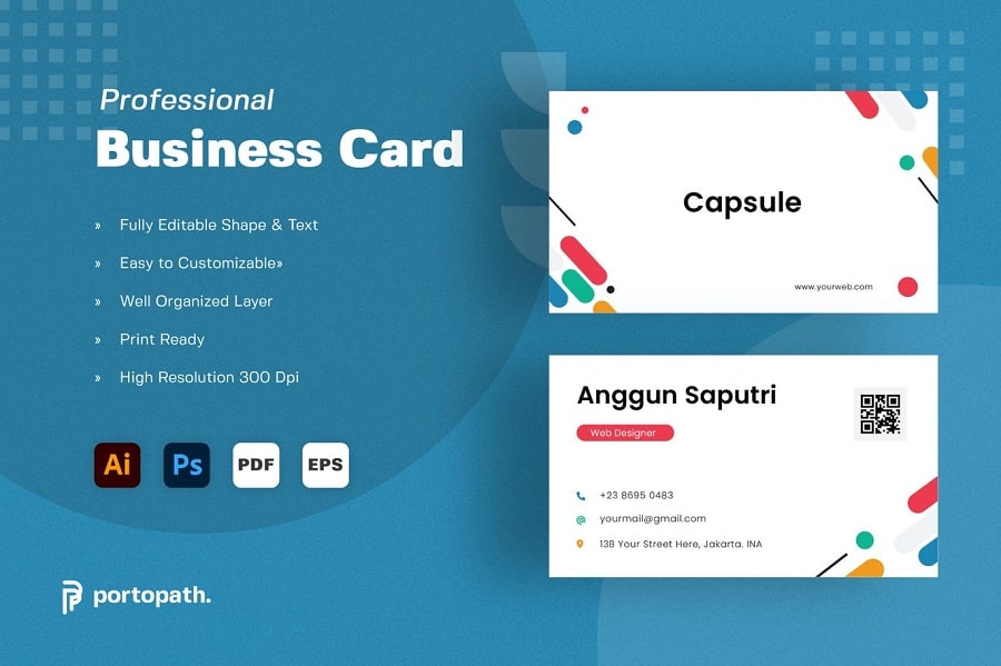 Business Card capsule min