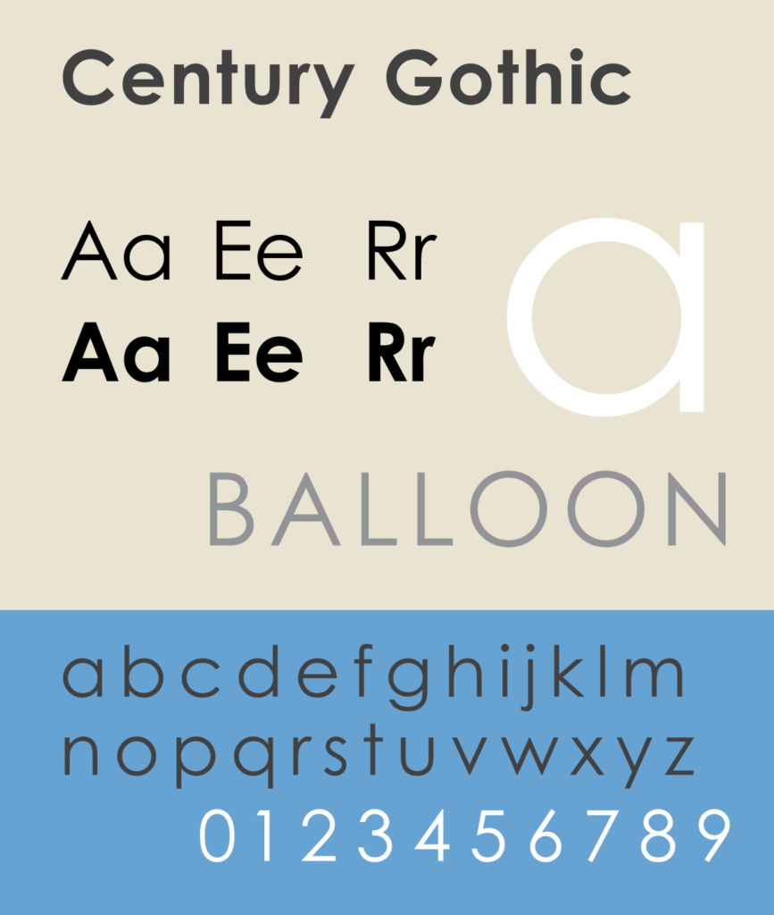 free century gothic font for mac