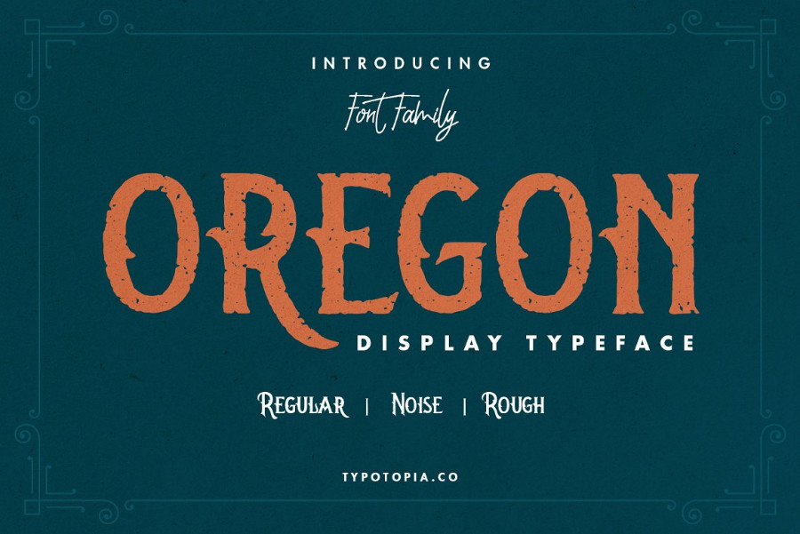 Oregon Display Typeface