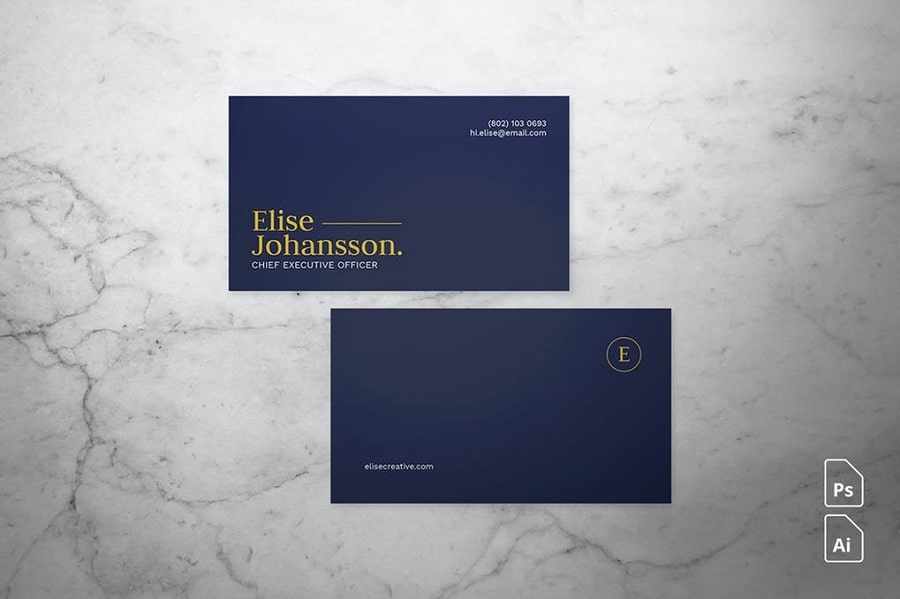 Professional Business Card min