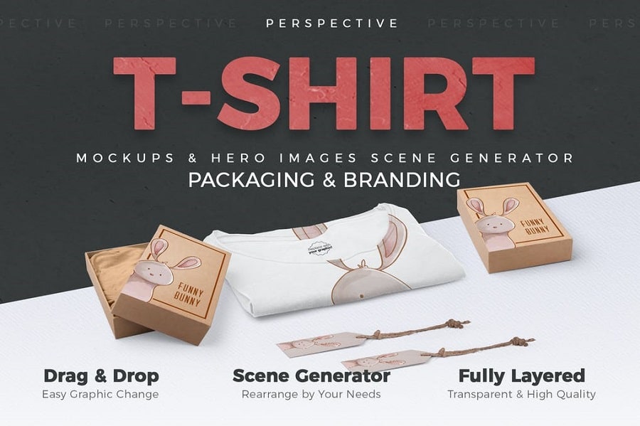 T shirt and Packages Scene Generator min
