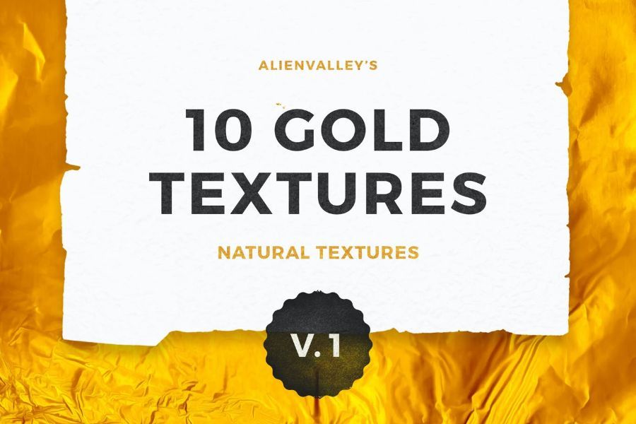 10 Gold Textures Vol. 1