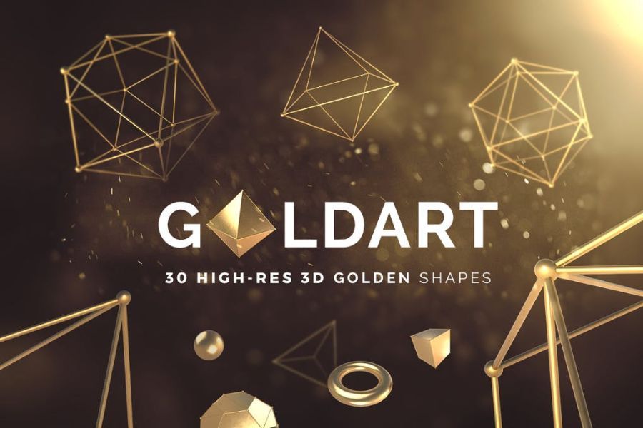3D Golden Shapes Volume 1