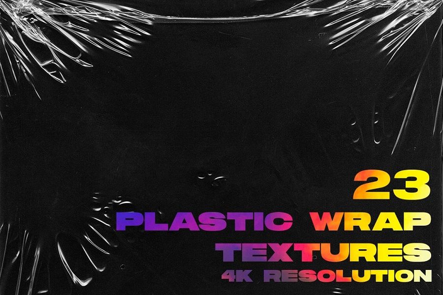4K Plastic Wrap Textures