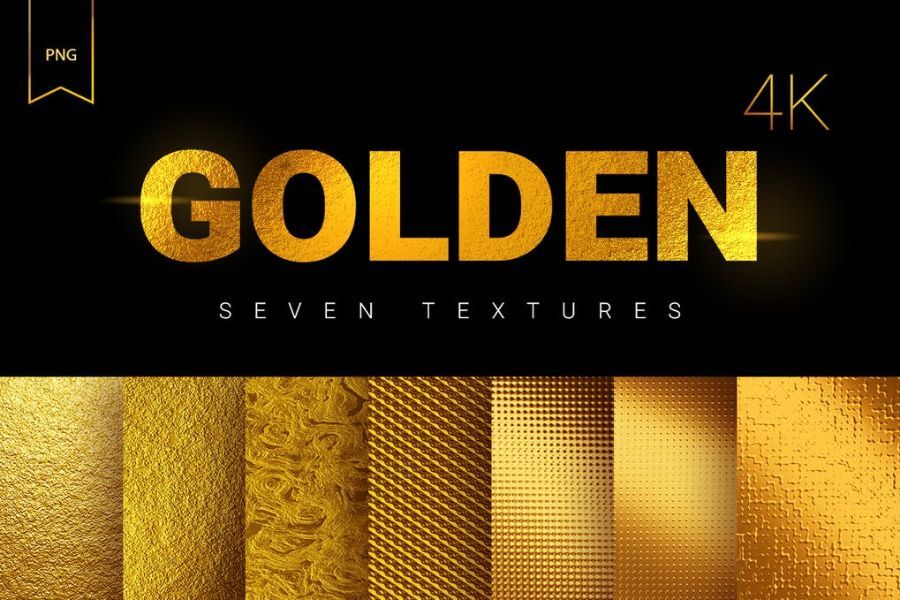 4k Golden textures