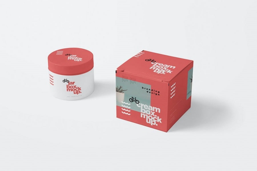 Cream Jar Box min