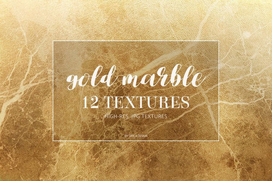 Gold marble texture patterns
