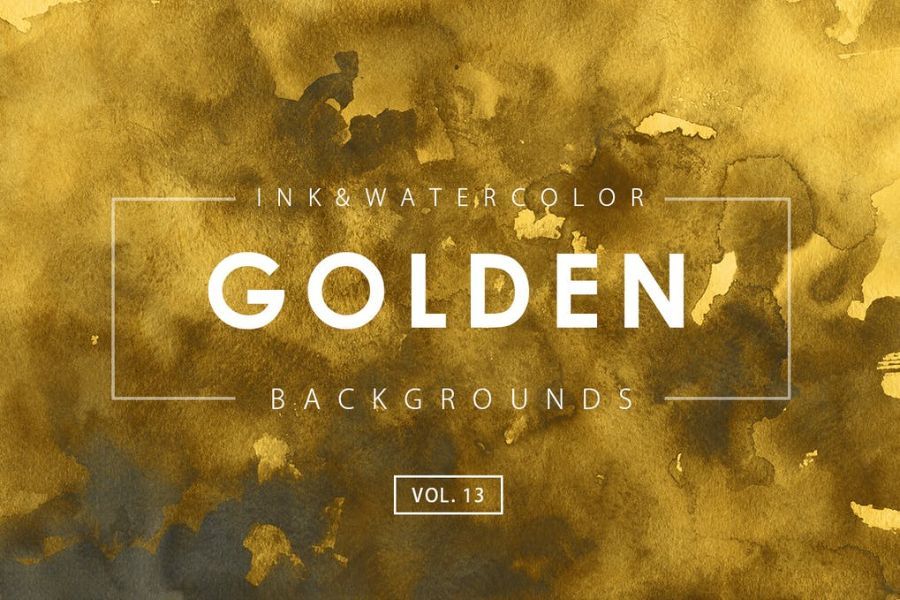 Golden Ink Backgrounds 13