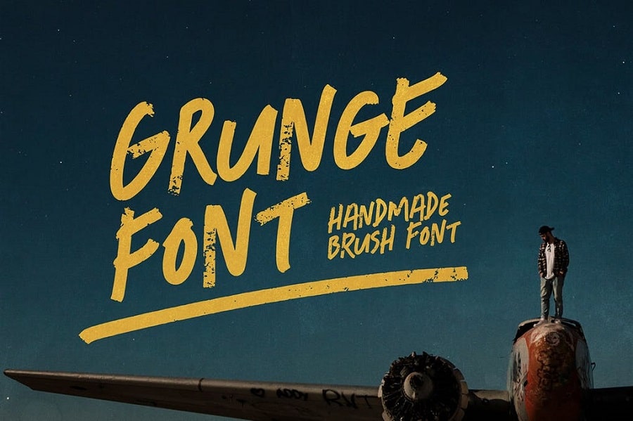 Grunge Font min