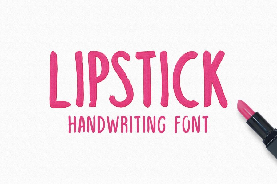 Lipstick Handwriting