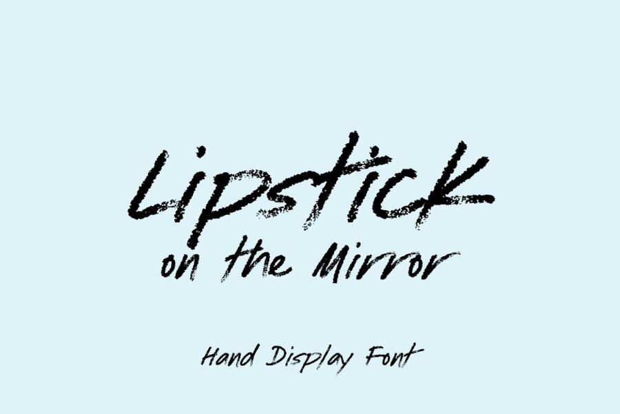 Lipstick on the Mirror