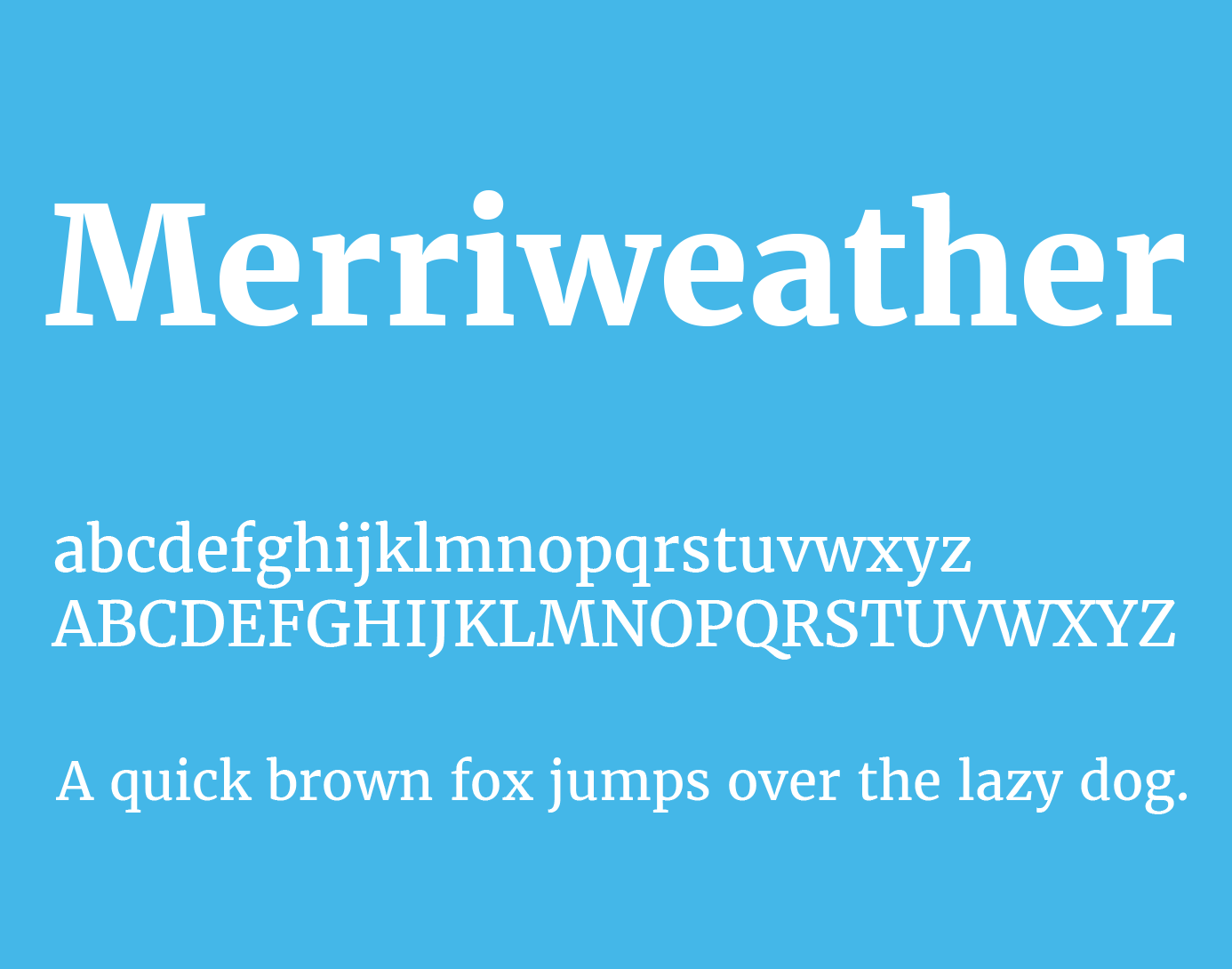 Merriweather font