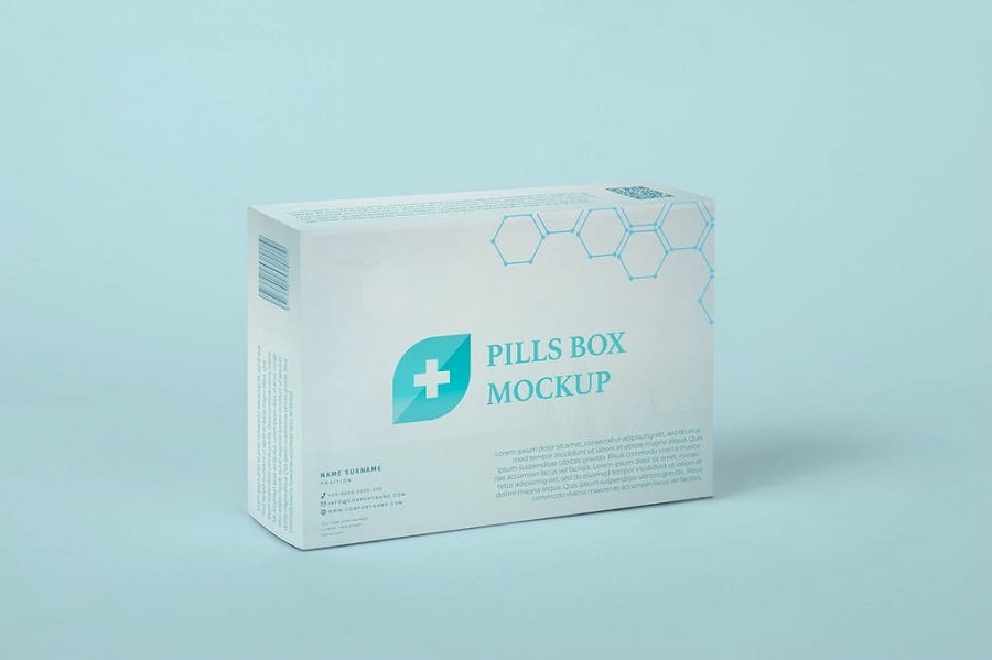 Pills Box Mockup min