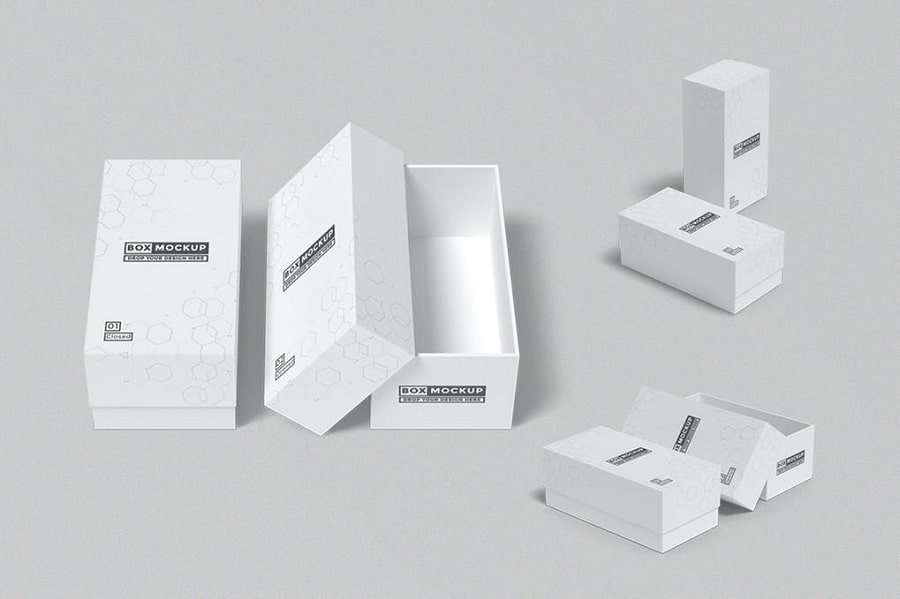 Rectangle Box Mockup min