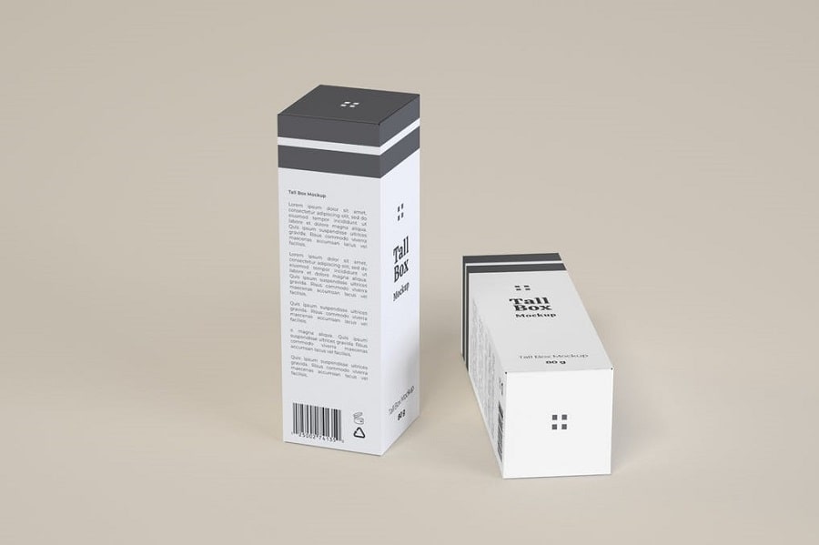 Tall Box Mockup min