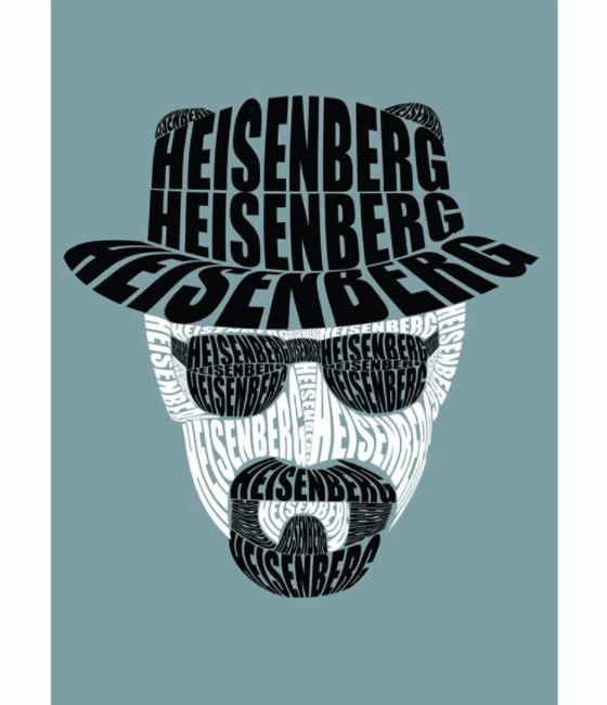 Breaking Bad typography poster from Snapdeal
