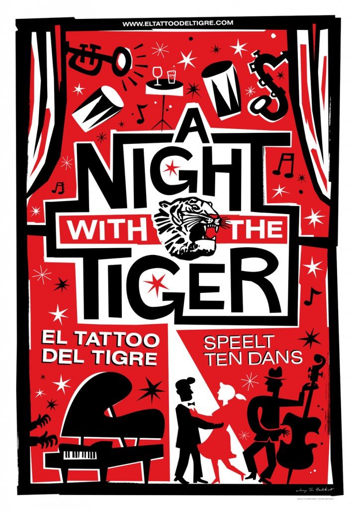 del tigre typography poster from designshack