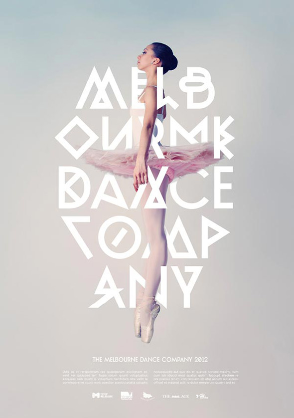 melbourne dance company poster from cssdesignawards