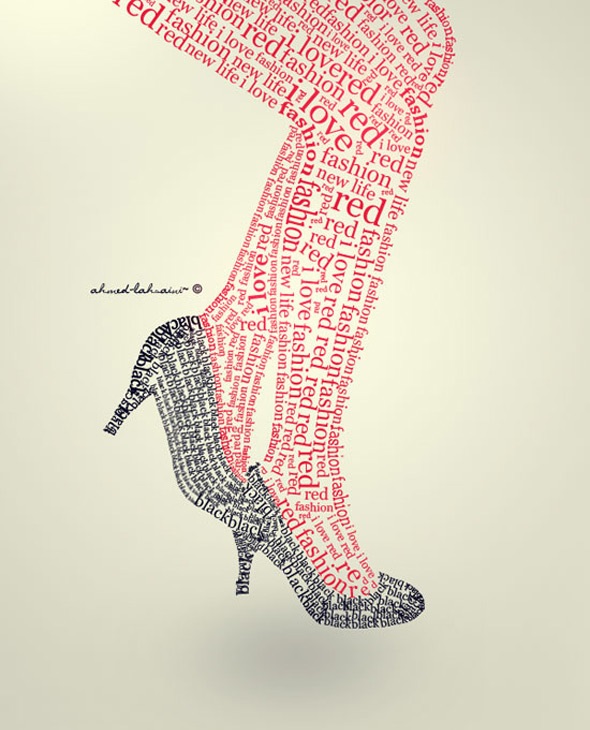 typography poster by ahmed lahsaini