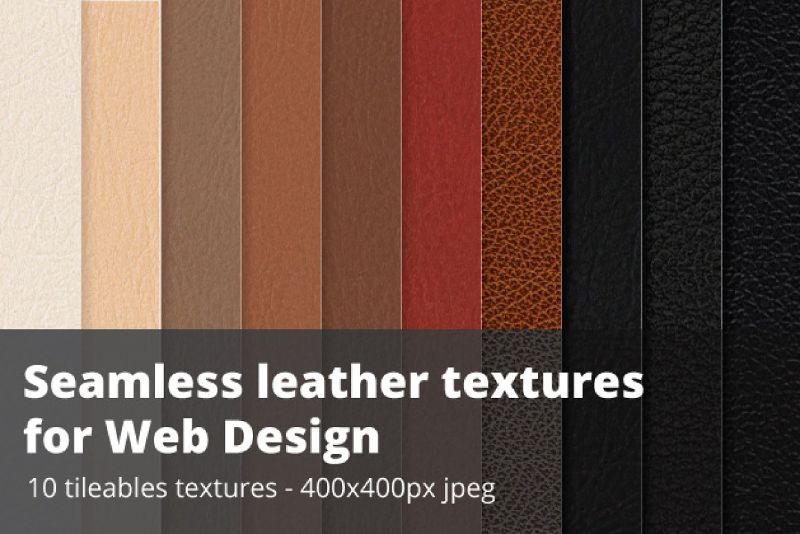 Seamless leather swatches
